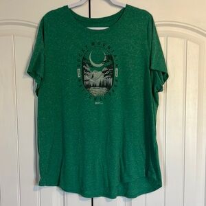 Rocky Mountain Green Short Sleeve Relaxed T-Shirt